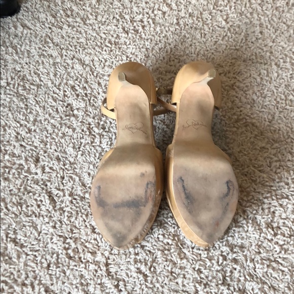 Patent Nude platform heels - Picture 4 of 4